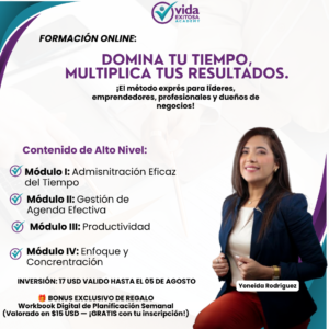 Domina tu Tiempo, Multiplica tus Resultados.